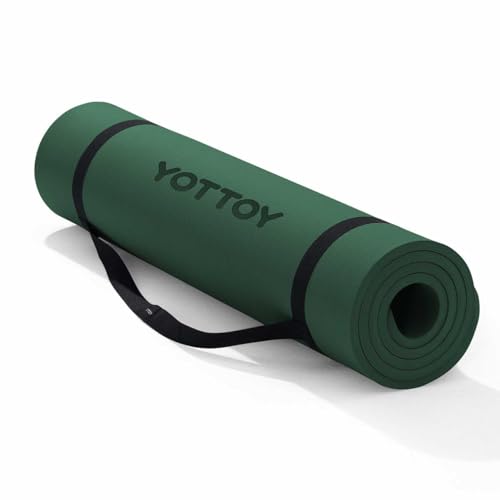 YOTTOY Yoga Mat，Extra Thick Yoga Mat (1/2inch),Professional... - Sports & Fitness Amazon Royaume-Uni à 42.70€