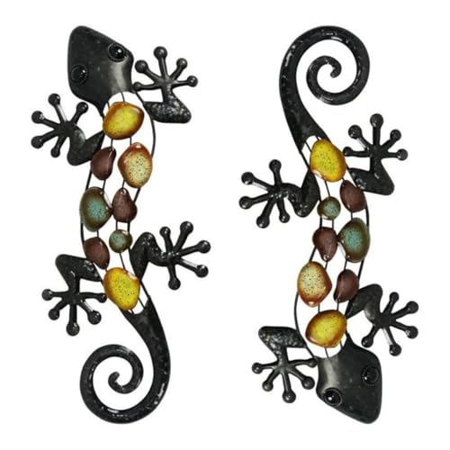 HICIVI Gecko - Juego de 2 decoraciones de pared de metal de... - Jouets & Jeux Amazon Espagne à 57.03€