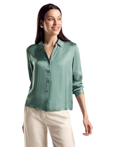 Street One Satin-Hemdbluse - Amazon Germany à 21.19€