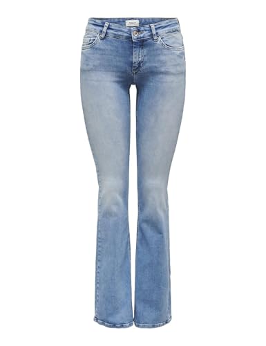 ONLY Onlblush LW Flared DNM Rea155 Noos, Denim Light... - Maison & Cuisine Amazon Italie à 32.49€