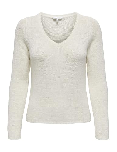 ONLY ONLGEENA Female Knitted Jumper, Cloud Dancer 1, L - DIY & Tools Amazon UK à 13.00€