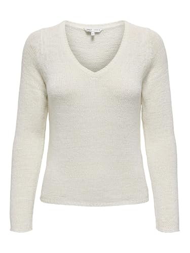 Onlgeena L/S V-Neck KNT Nca, Cloud Dancer, XS - DIY & Tools Amazon Spain à 13.50€
