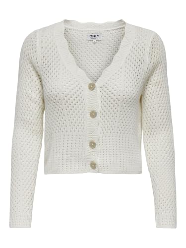 ONLY Onlroselia LS V-Neck Cardi Knt Nca, Cloud Dancer, S... - Auto & Moto Amazon Espagne à 24.33€
