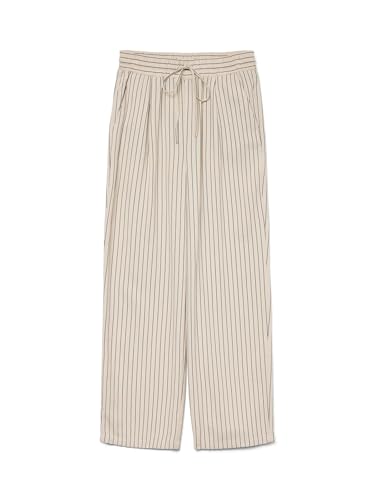 VERO MODA Pantalon à Jambe Large VMJESMILO Taille Moyenne... - Maison & Cuisine Amazon France à 19.90€