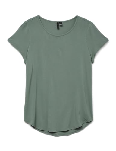 Vero Moda Blusa de Manga Corta para Mujer, Cuello Redondo... - Amazon Espagne à 6.15€