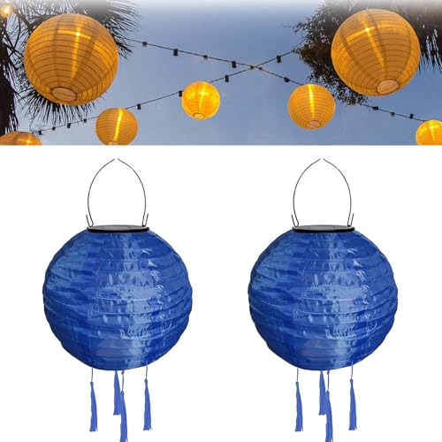 Solar Lampions Außen Wetterfest mit Fransen Nylon... - Jardin & Extérieur Amazon Allemagne à 9.99€