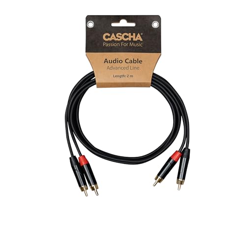 CASCHA Câble audio Advanced Line RCA (2 m) vers RCA (2 m)... en promo à 10,12€ (-51%) sur Amazon FR