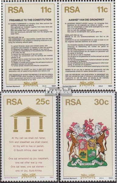 Prophila Collection Sud Africa 655-656 Coppia,657-658... - Loisirs Créatifs Amazon Italie à 1.28€