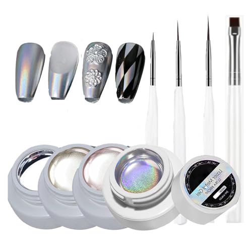 4 X Vernis à Ongles Métallisés Effet Miroir Brillant... - Beauté & Parfums Amazon France à 4.99€