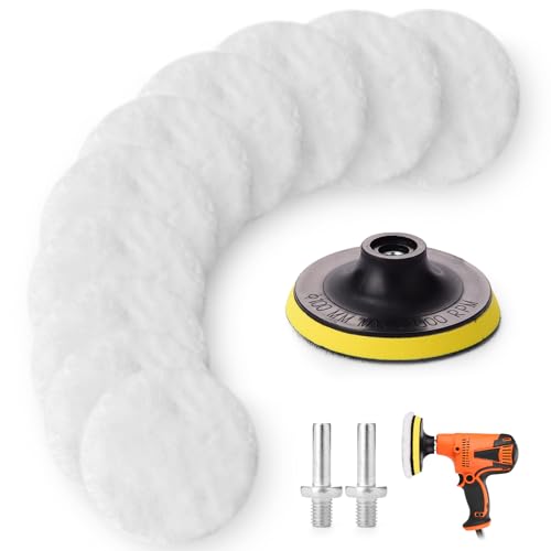 VINEST 100mm Polieraufsatz Akkuschrauber, 10 Stück Auto... - Bricolage & Outils Amazon Allemagne à 1.99€