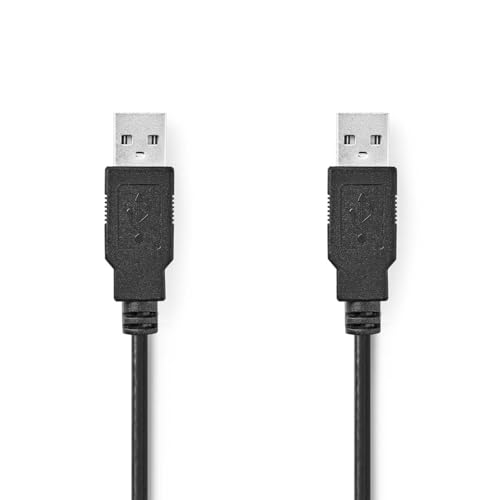 NEDIS Cable USB, USB 2.0, conector USB-A, conector USB-A... - High-Tech & Électronique Amazon Espagne à 3.47€