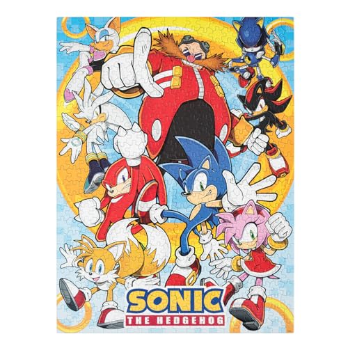 Grupo Erik Puzzle - Sonic The Hedgehog Gifts | 500 Piece... - Bricolage & Outils en promo à 6.93€