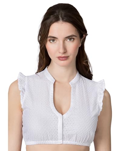 Stockerpoint Dirndlbluse Melania Camicia da Donna, Bianco... - Amazon Italy à 28.92€