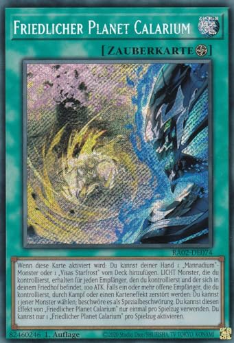 RA02-DE074 - Friedlicher Planet Calarium - Secret Rare - 1.... - Sports & Fitness Amazon Allemagne à 1.00€