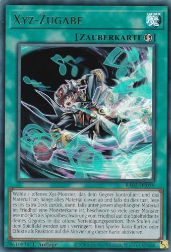 RA02-DE059 - Xyz-Zugabe - Ultra Rare - 1. Auflage - Deutsch... - Jeux Vidéo & Consoles en promo à 1.00€