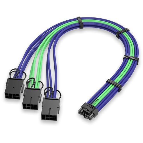 EZDIY-FAB - Extensión de cable GPU Power Sleeved, conector... - High-Tech & Électronique en promo à 17.32€