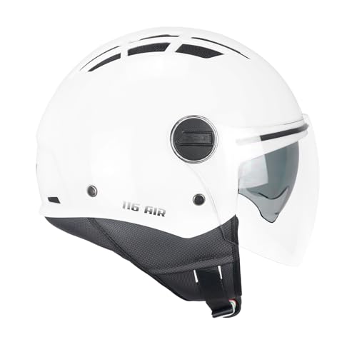 CGM Helm mit offenem Gesicht, 116A Air Mono, Weiß, XL... - Sports & Fitness Amazon Allemagne à 33.31€