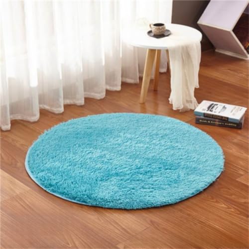PEIHUODAN Round Shaggy Furry Carpet, Cute Room Decor Baby... - Maison & Cuisine Amazon Royaume-Uni à 2.36€