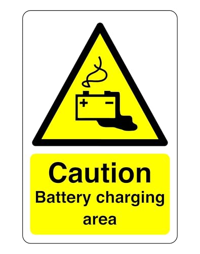 Safety First Display LTD Caution Battery charging area... - Fournitures Bureau Amazon Royaume-Uni à 1.69€