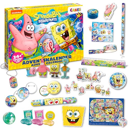 Craze Calendario de Adviento Infantil Bob Esponja... - Jouets & Jeux en promo à 10.03€