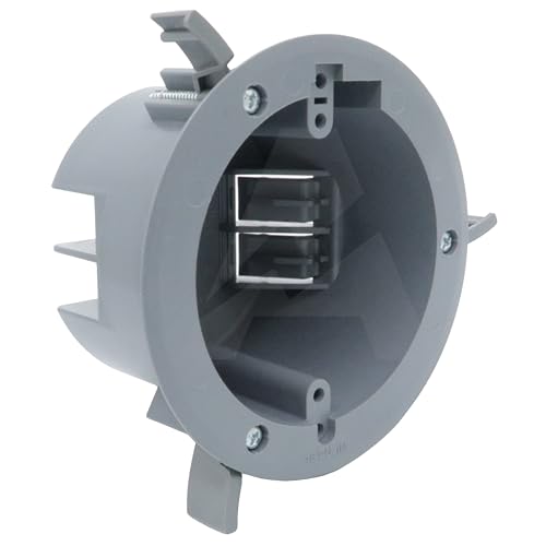(Pack of 1) 4'' Old Work Round Electrical Box, One-Gang... - Maison & Cuisine Amazon Royaume-Uni à 13.33€