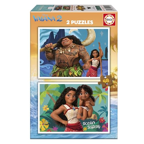 Educa - Jigsaw 2x48 Moana 2. Recommended for ages 4 and up... - Bricolage & Outils Amazon Royaume-Uni à 8.19€