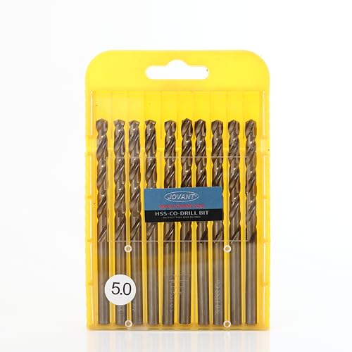 JOVANT 10pcs 13/64 Inch(5mm) Cobalt Drill Bits, M35- HSS... - Bricolage & Outils Amazon Allemagne à 1.99€
