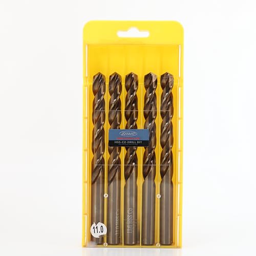 JOVANT 7/16 Zoll(11mm) Kobalt-Bohrer, M35- HSS-Hochgeschwind... - Bricolage & Outils Amazon Allemagne à 4.99€