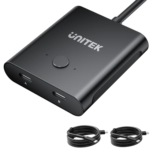 Unitek Switch USB C Bi-Directional 1 in 2 out/2 in 1 out, 2... - High-Tech & Électronique Amazon Italie à 9.21€