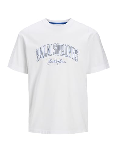 Jjdetroit tee SS Crew Neck Jnr, Blanco, 8 años - Mode & Vêtements Amazon Espagne à 10.45€