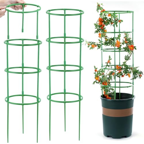 Tuteurs pour Plantes, Piquets Verts Ronds Support pour... - Jardin & Extérieur Amazon France à 7.99€