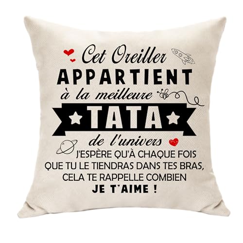 Hasodeo Housse de Coussin Décoration 'Le Meilleure de... - Maison & Cuisine Amazon France à 9.60€