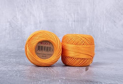 Luca-S Premium Coton Perlen-Stickgarn, Größe 8, 100 %... - Maison & Cuisine Amazon Allemagne à 2.46€