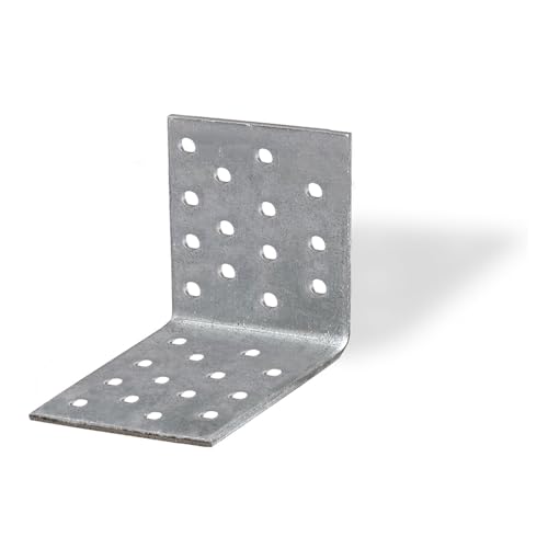 Giunto Forato ad Angolo Zincato, Staffa Forata Angolare in... - Maison & Cuisine Amazon Italie à 3.78€