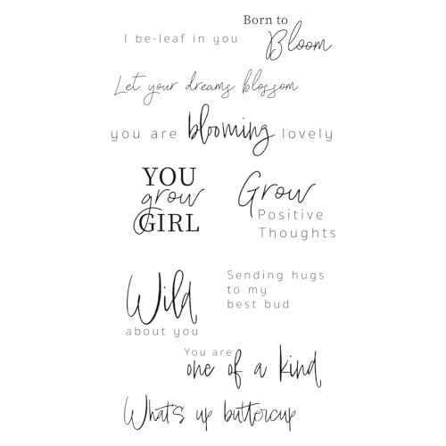 Sizzix Clear Stamps Set Born to Bloom, Multicolor, One Size - Deal du jour à 3.25€