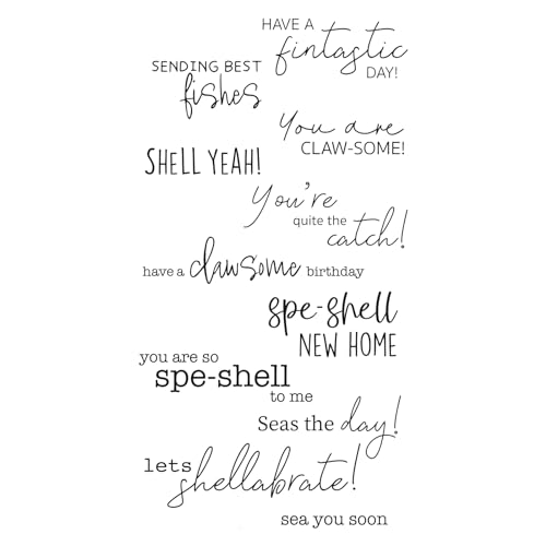 Sizzix Clear Stamps Set Seas The Day by Sizzix - Amazon Royaume-Uni à 3.25€