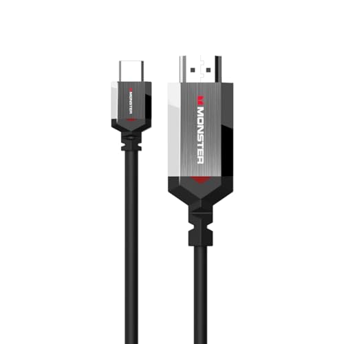 Monster Cable USB C vers HDMI, UHD 4K HDR 60Hz, Essentials... - High-Tech & Électronique en promo à 22.00€