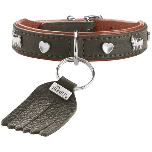 HUNTER Collar de Perro München Mini, Color: Verde/coñac... - Amazon Espagne à 10.53€