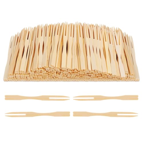 VMUTGA Lot de 200 fourchettes à frites en bois - Petites... - Sports & Fitness Amazon France à 6.99€