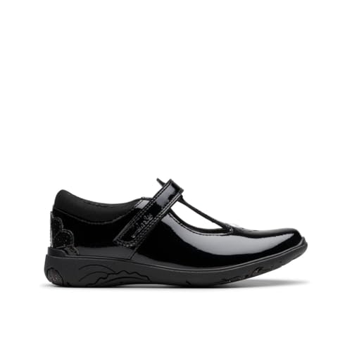 Clarks 261783177, Mädchen, Black Pat, - Amazon Allemagne à 16.94€