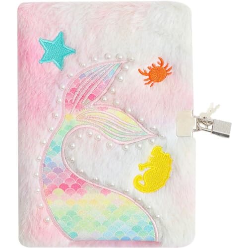 Luxylei Taccuino a Sirena in Peluche A5 Diario a Sirena... - Jouets & Jeux Amazon Italie à 4.99€