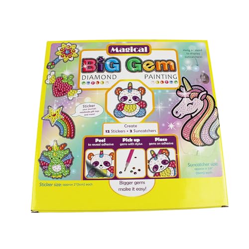 Diamond Painting Box Magical, para 12 pegatinas y 2 cuadros... - Jouets & Jeux Amazon Espagne à 6.48€