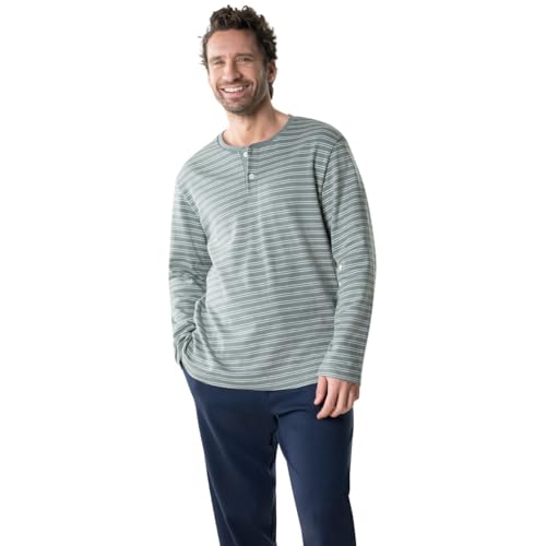 Eminence Langer T-Kragen, Marineblaues und weißes Oberteil... - Mode & Vêtements en promo à 31.49€