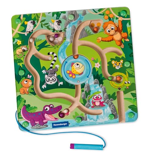 Ravensburger -PLAY + - Labyrinthe magnétique en bois Dans... - Jouets & Jeux en promo à 6.42€