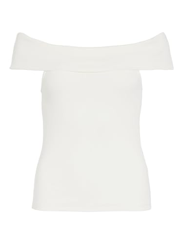 Vila VISAHIA Off Shoulder Top, Cloud Dancer, L - DIY & Tools Amazon Spain à 9.44€