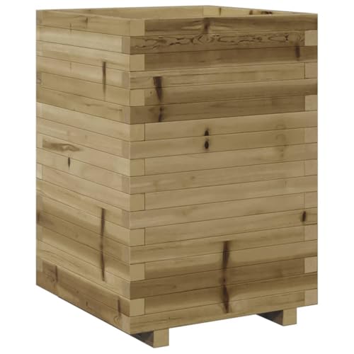 vidaXL Jardinière 50x50x72,5 cm Bois de pin imprégné... - Jardin & Extérieur Amazon France à 175.99€