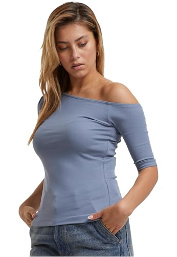 Urban Classics Ladies Organic Asymmetric Rib Tee cloudsky... - Bricolage & Outils Amazon Allemagne à 8.99€