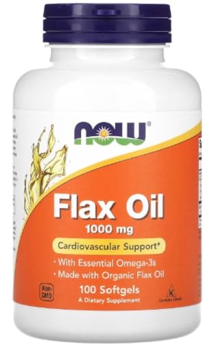 NOWFoods Now Foods – Flax Oil 1000mg | Omega-3 Fatty Acid... - Auto & Motorcycle Amazon UK à 9.30€
