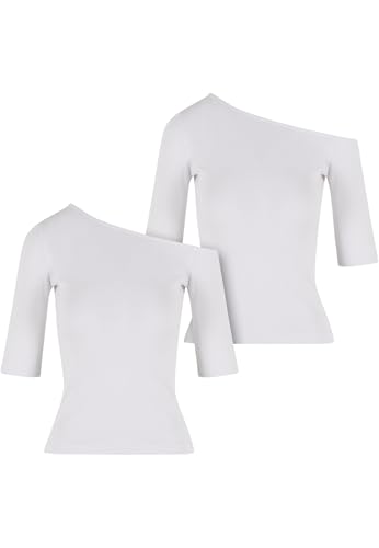 Urban Classics Ladies Organic Asymmetric Rib Tee 2-Pack... - Mode & Vêtements Amazon Allemagne à 10.10€