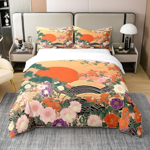 100 % Baumwolle, Sakura, japanisch, Bettwäsche, 240 x 260... - Maison & Cuisine Amazon Allemagne à 37.94€